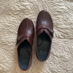 Dansko brown leather slip-on size 38